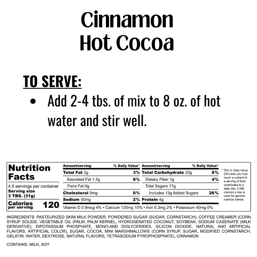 Cinnamon Hot Cocoa Mix