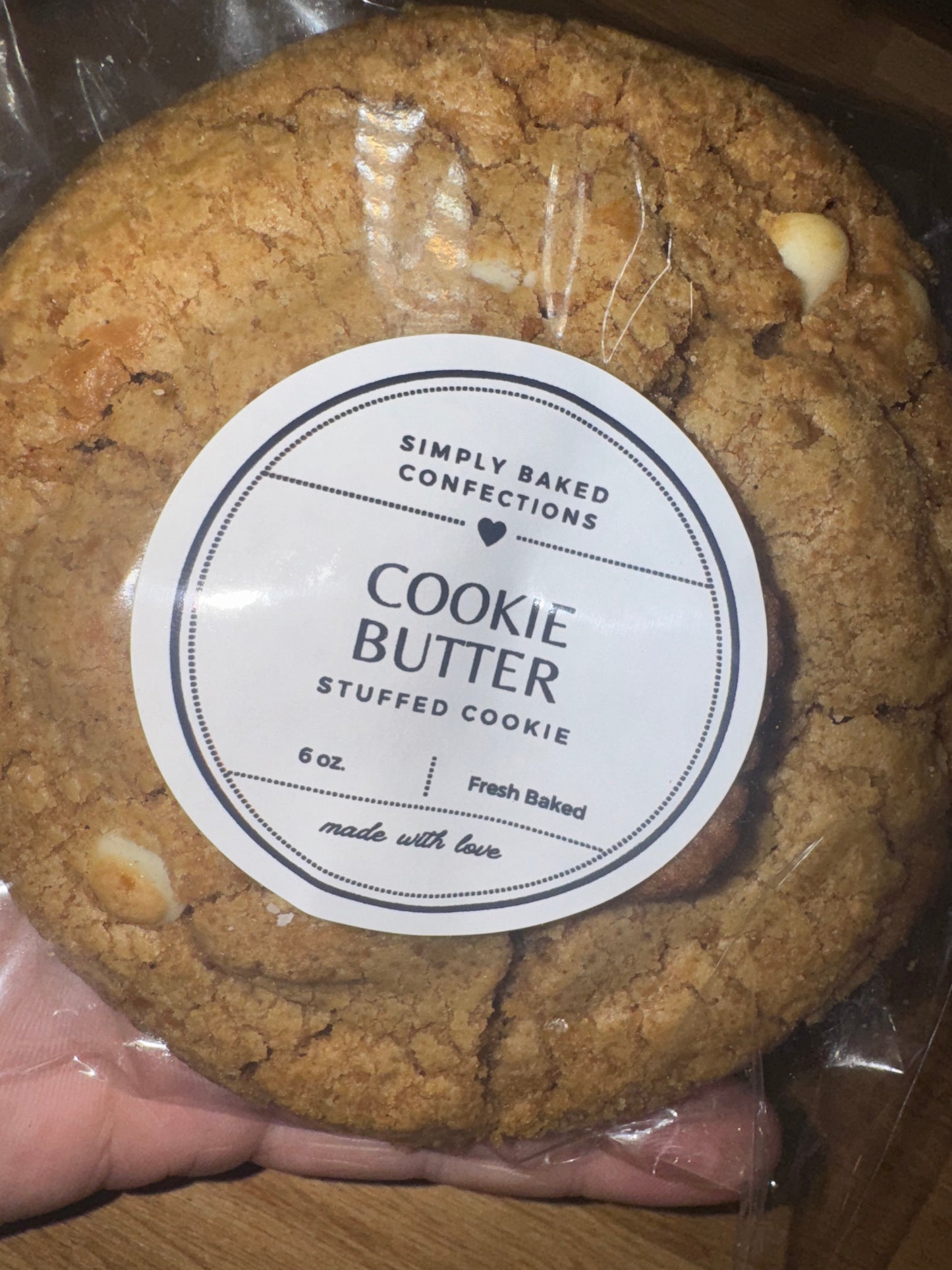 Cookie Butter Stuffed Cookie