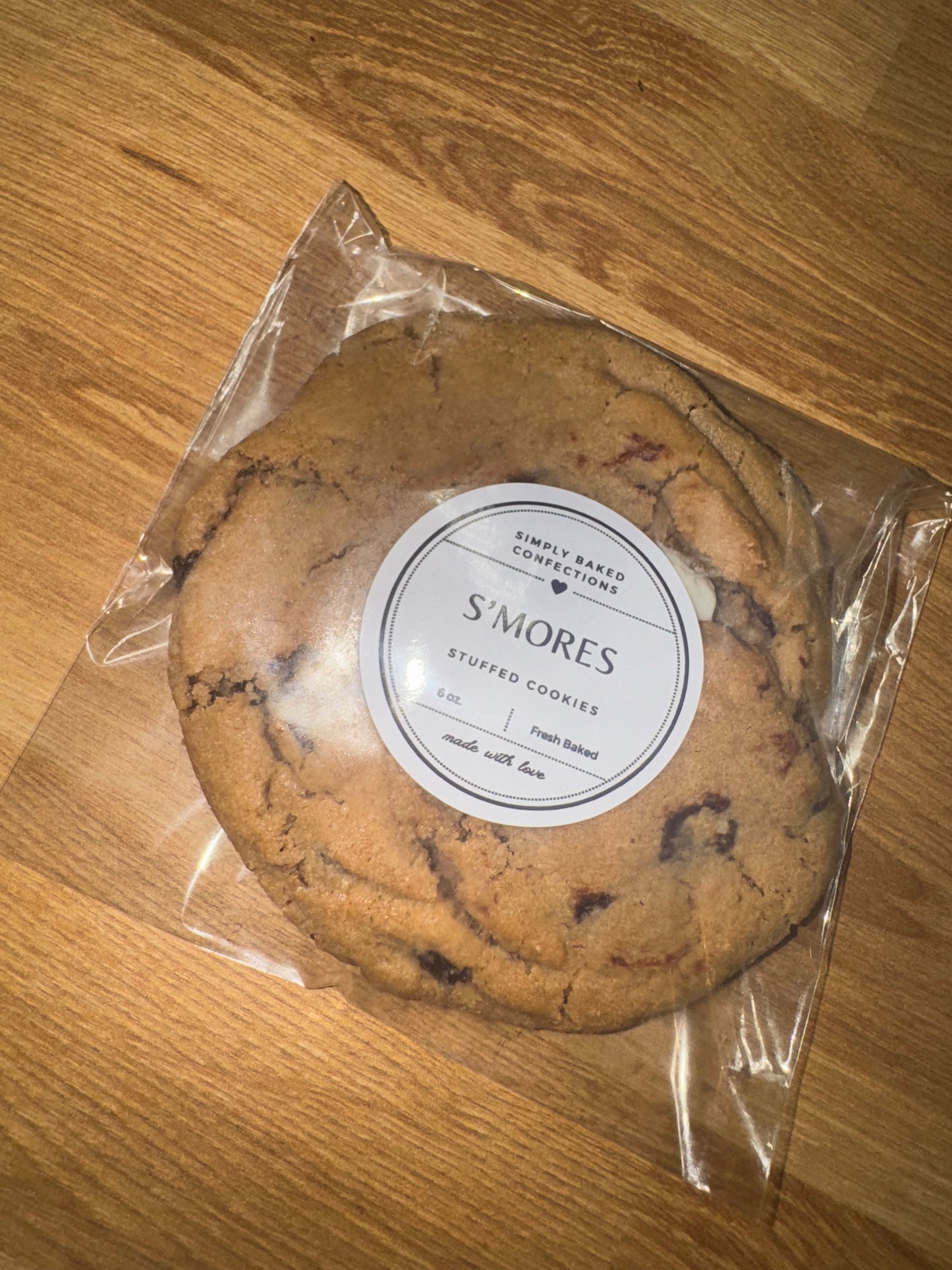 S’mores Stuffed Cookie