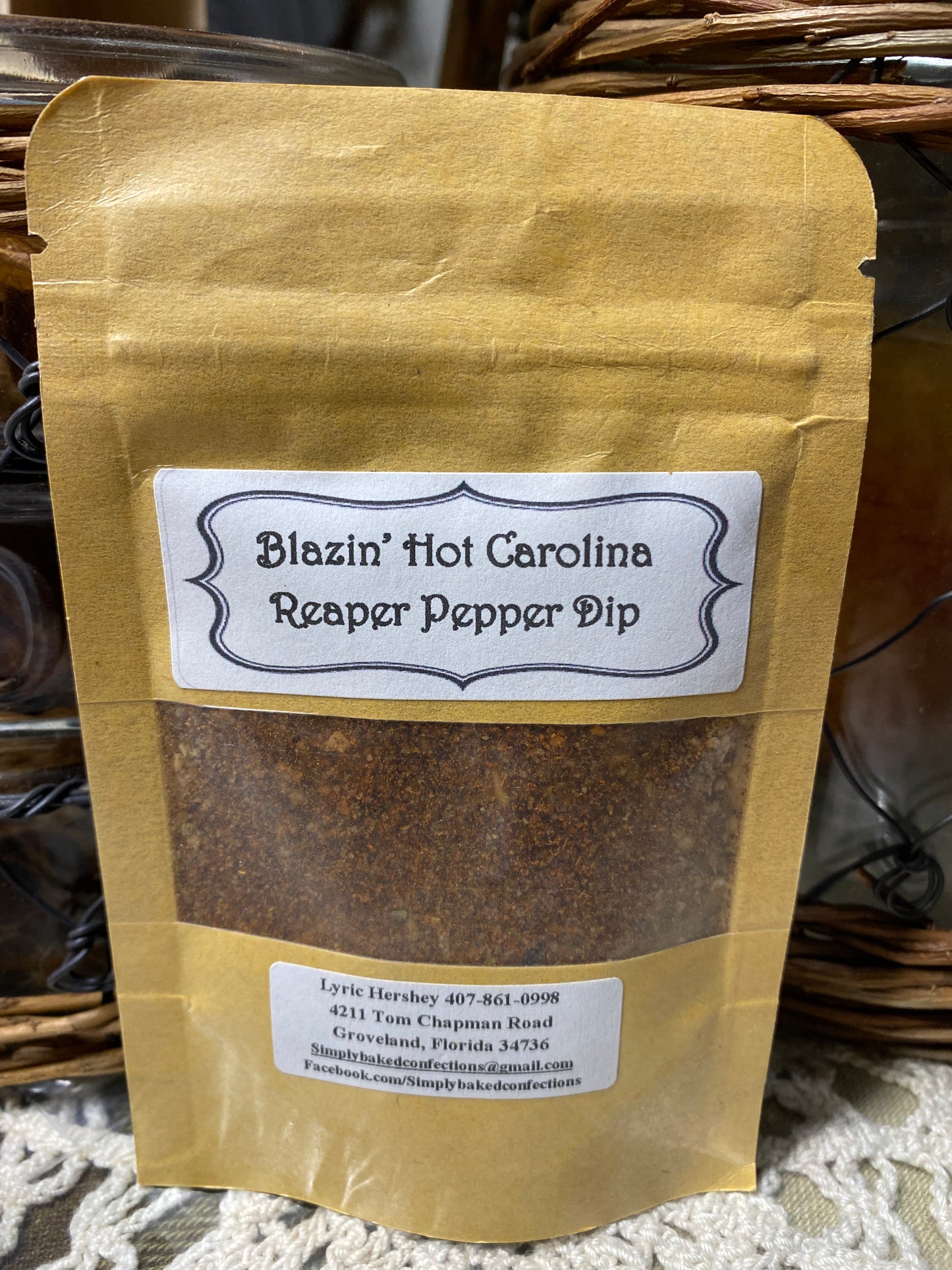 Blazin' Hot Carolina Reaper Pepper Dip Mix