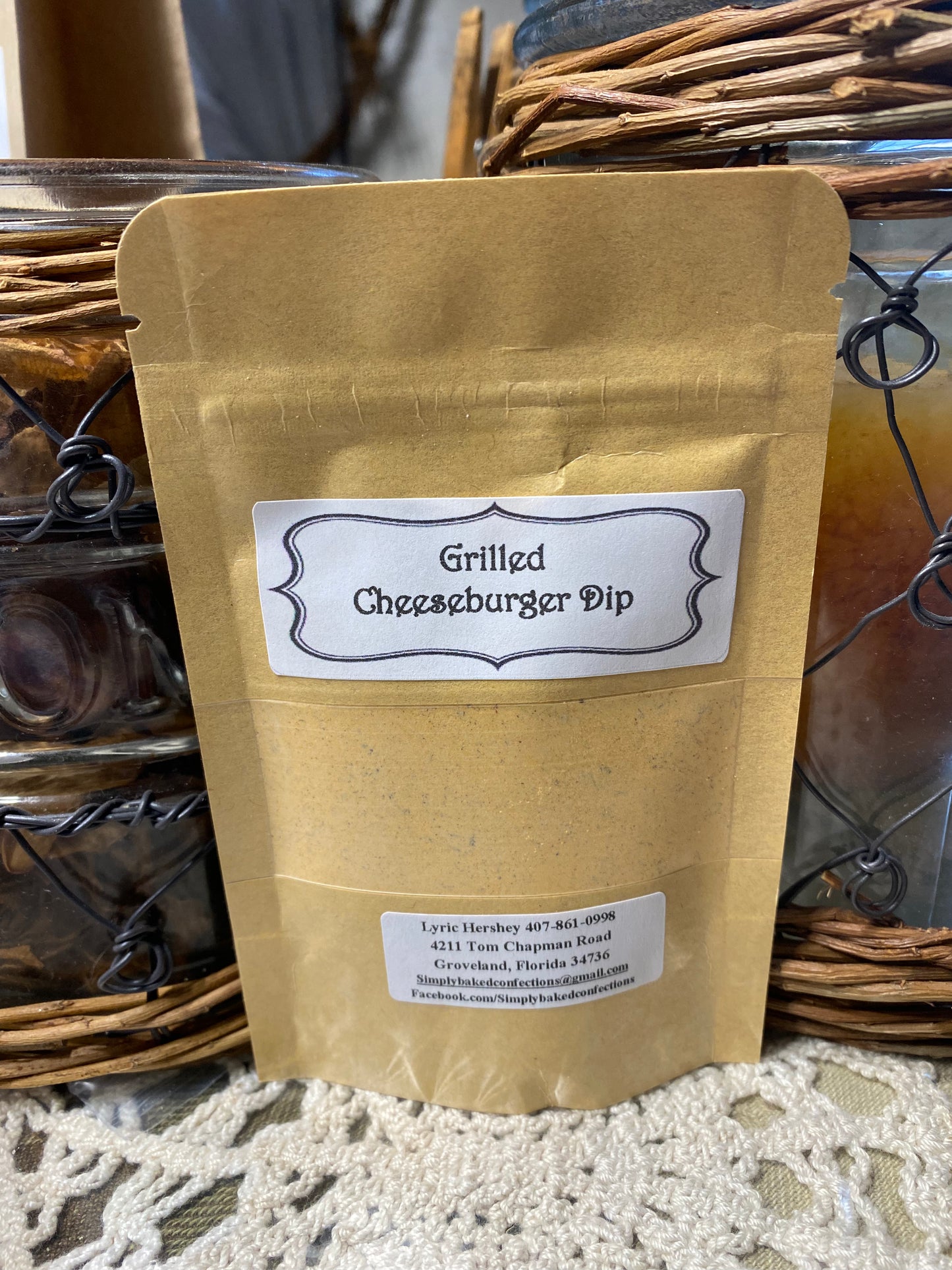 Grilled Cheeseburger Dip Mix