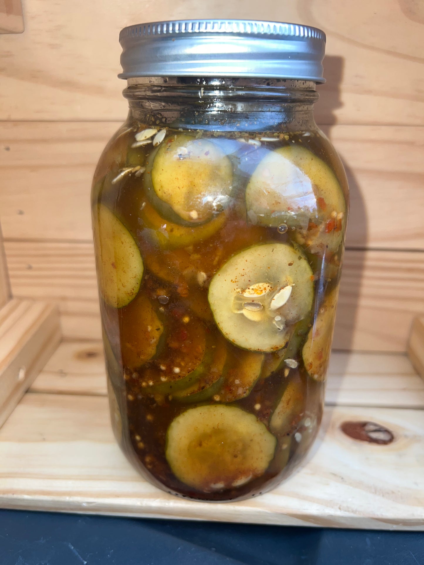 Ghost Pepper Bread & Butter Pickles