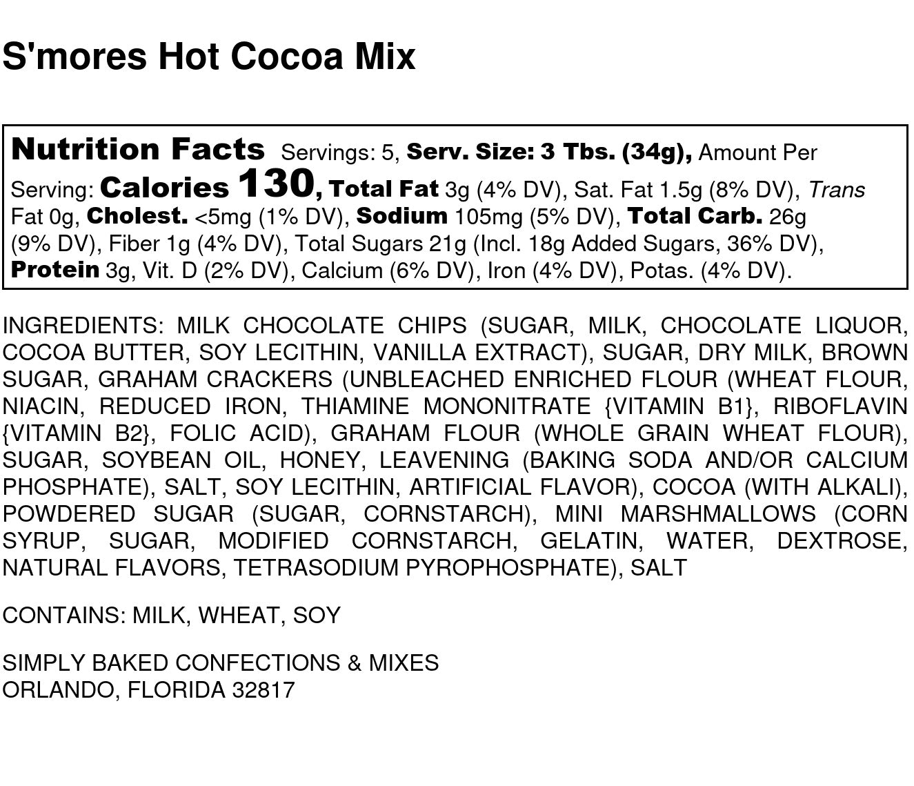 S'mores Hot Cocoa Mix