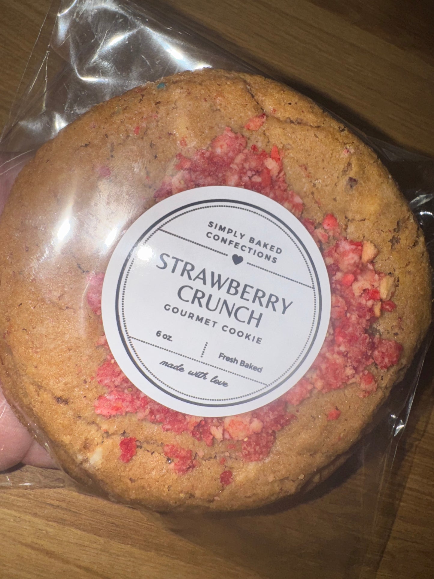 Strawberry Crunch Shortcake Cookie