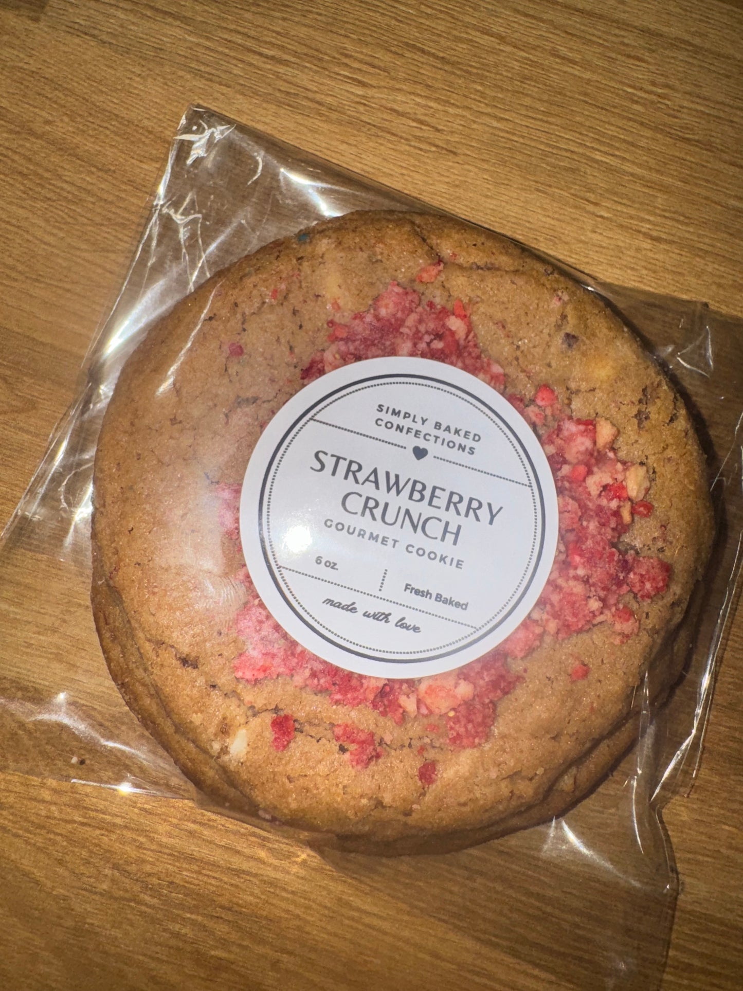 Strawberry Crunch Shortcake Cookie