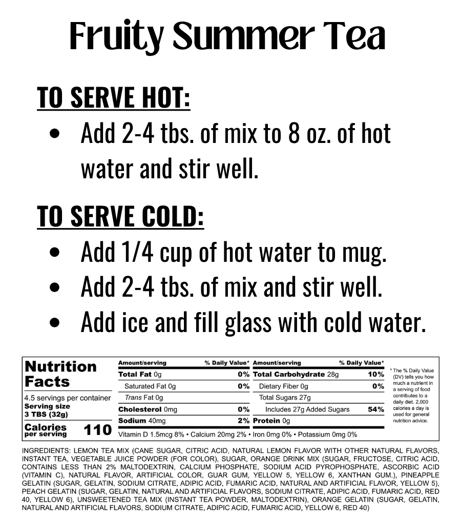 Fruity Summer Tea Mix