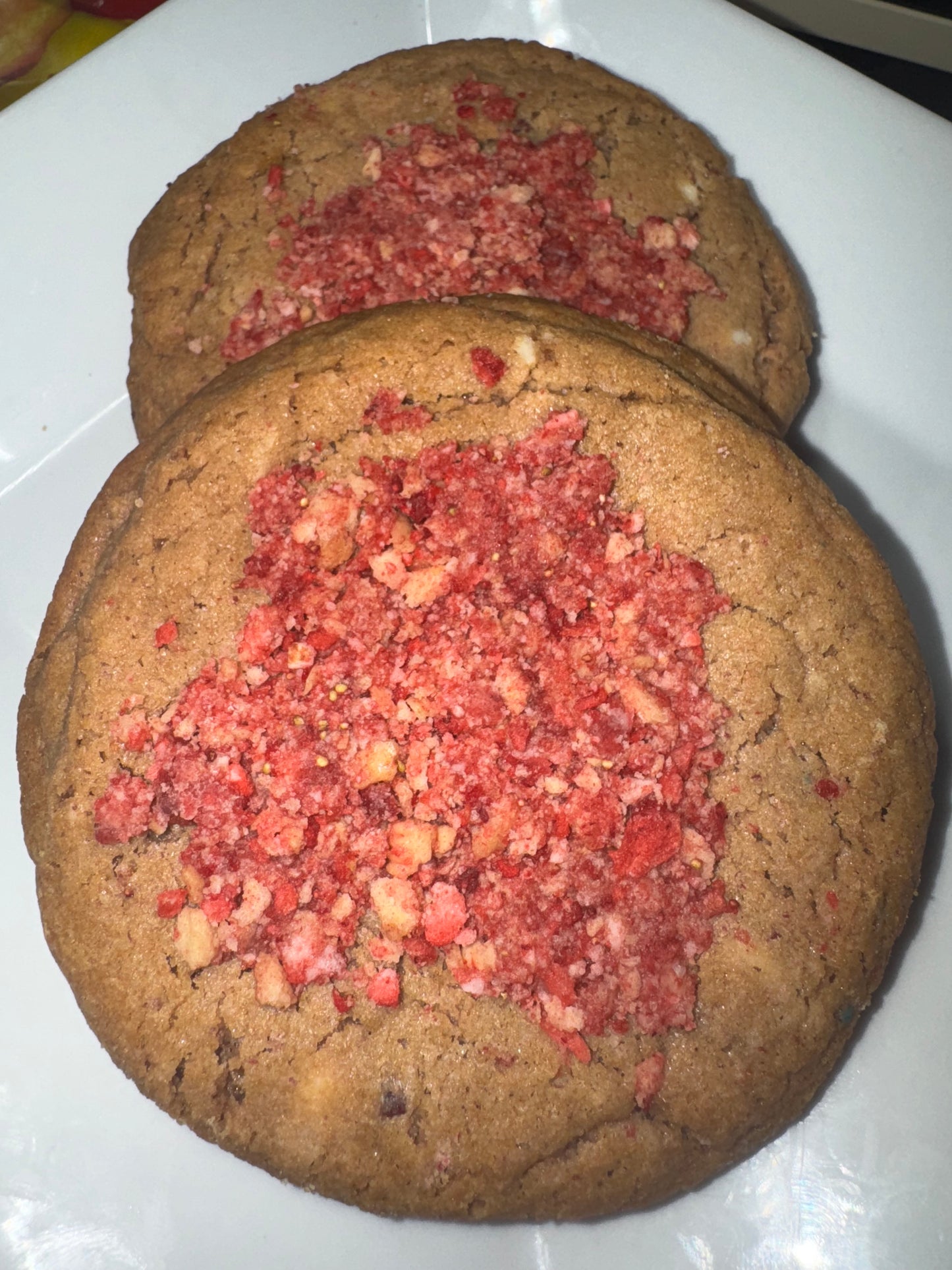 Strawberry Crunch Shortcake Cookie