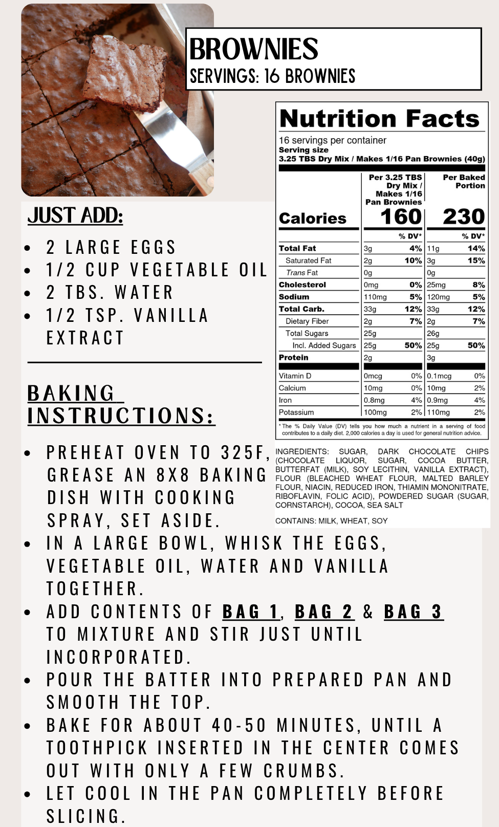 Brownies Mix