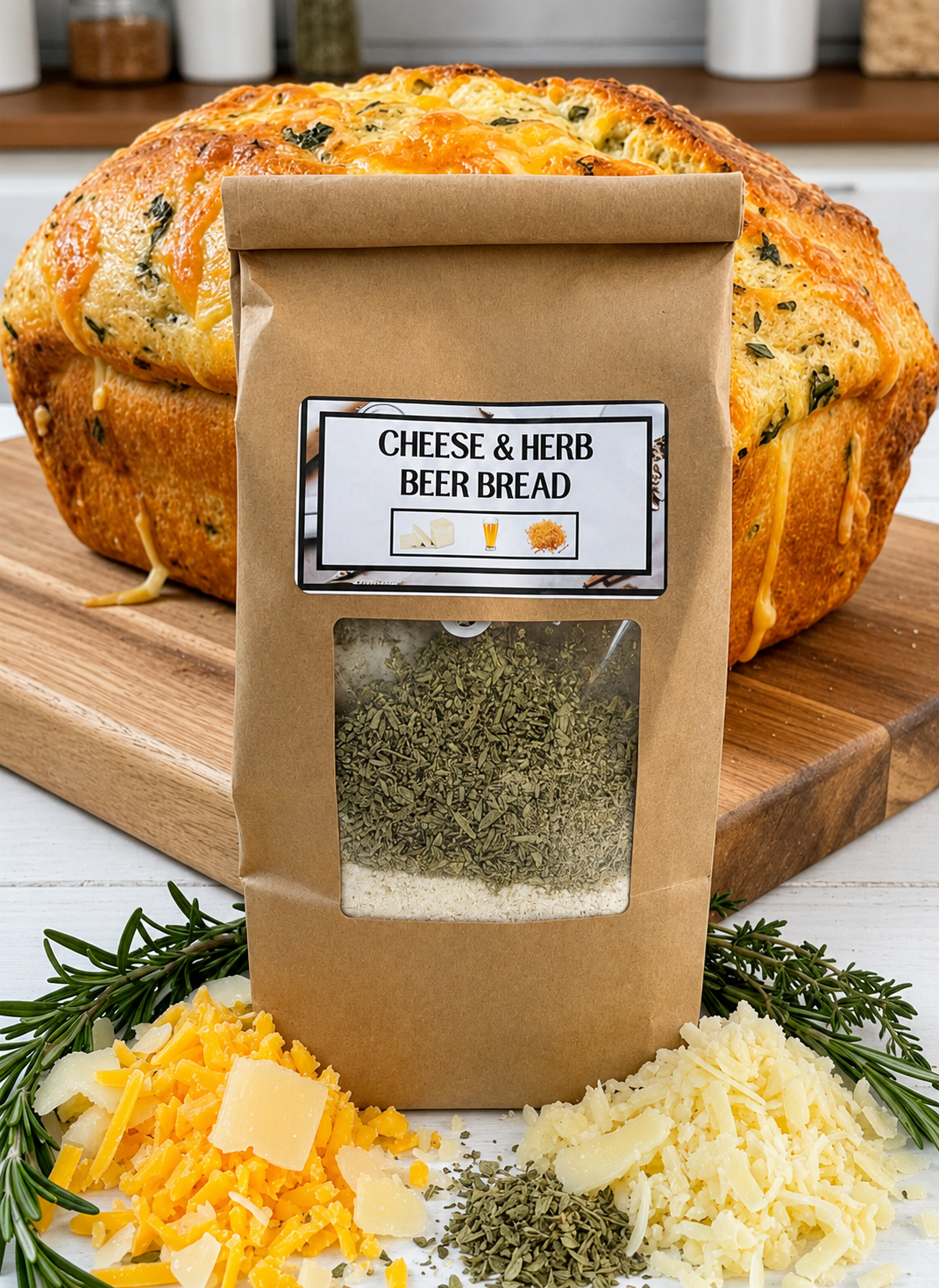 Cheese & Herb Beer Bread Mix