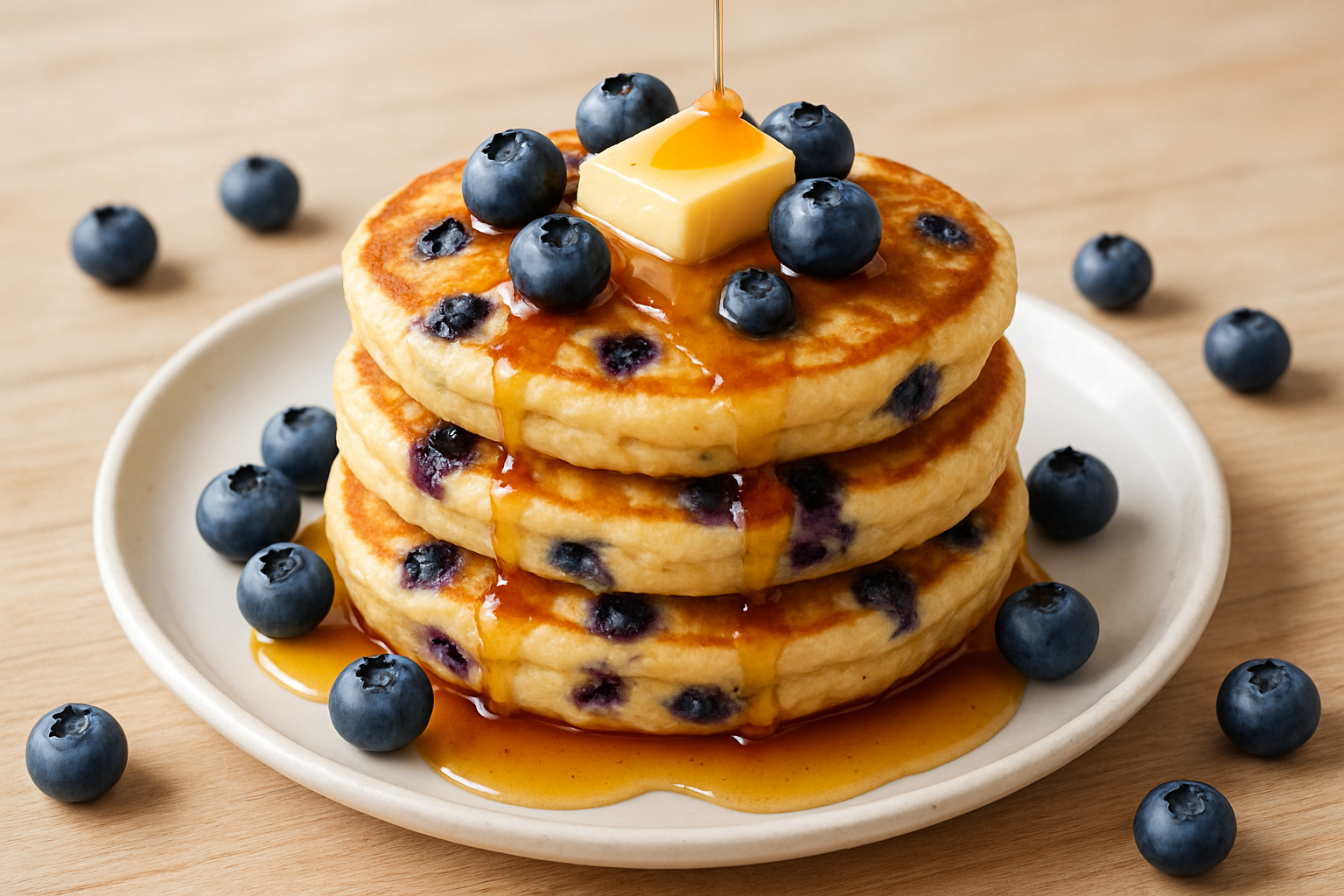 blueberry pancakes