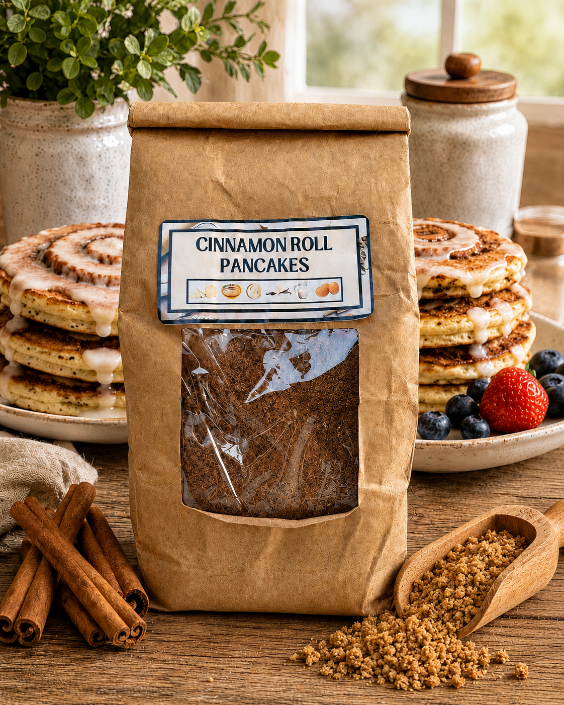 Cinnamon Roll Pancake Mix