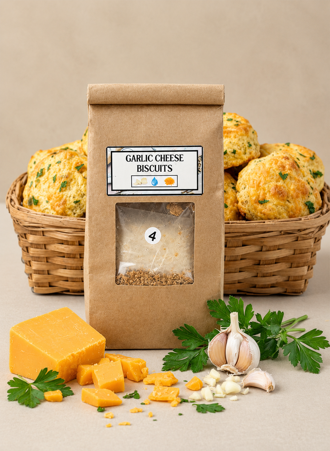 Garlic Cheese Biscuits Mix