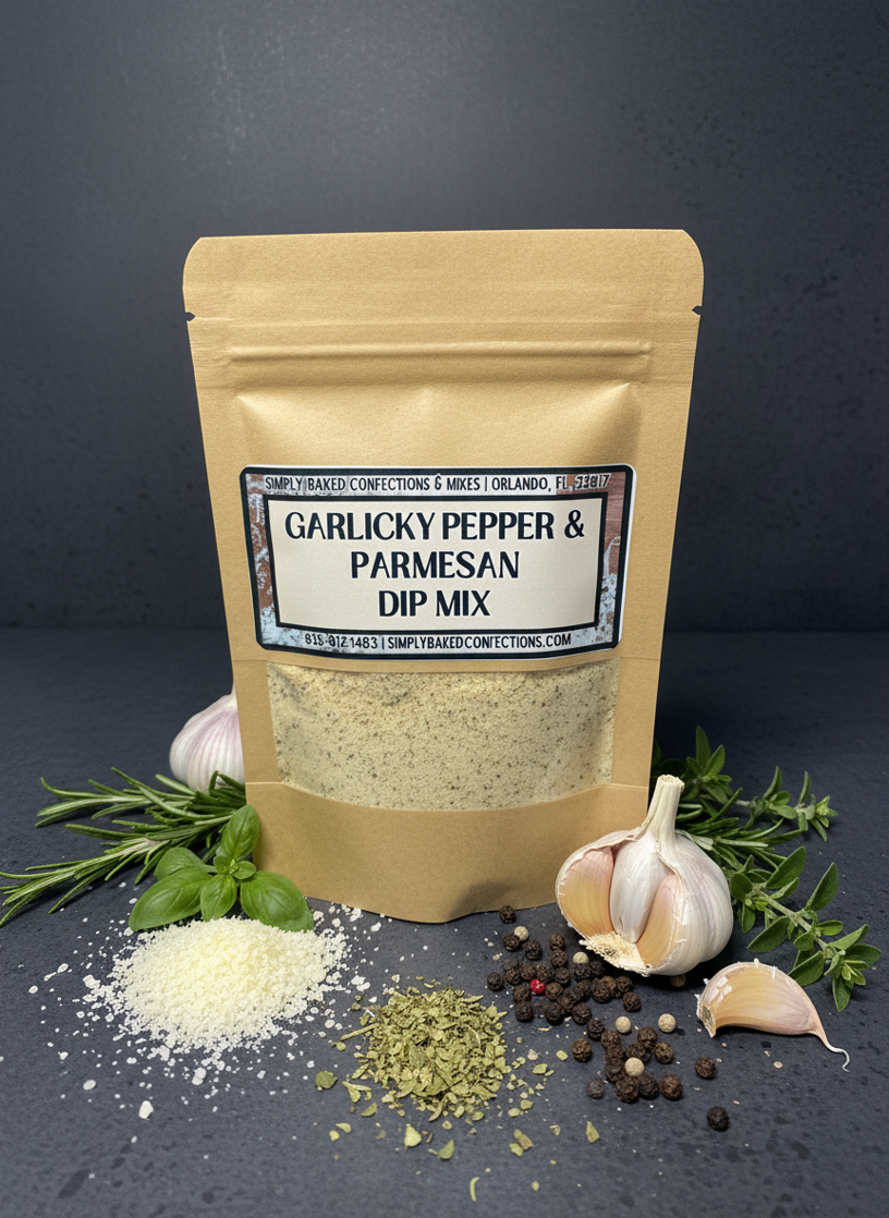 Garlicky Pepper Parmesan Dip Mix