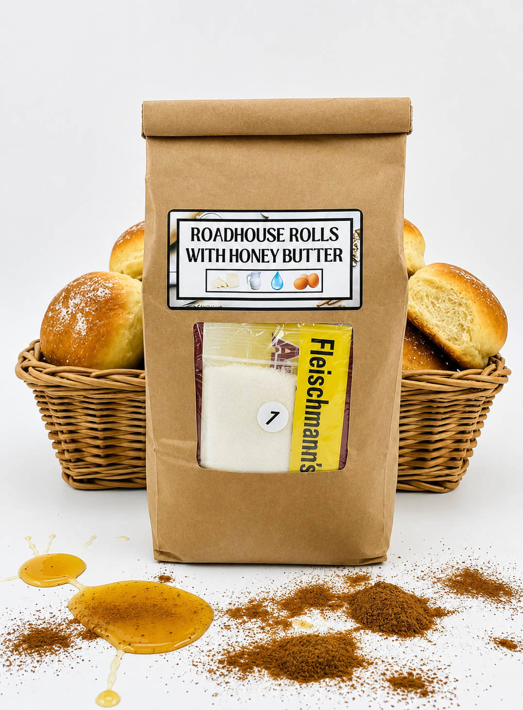 Roadhouse Rolls With Honey Butter Mix