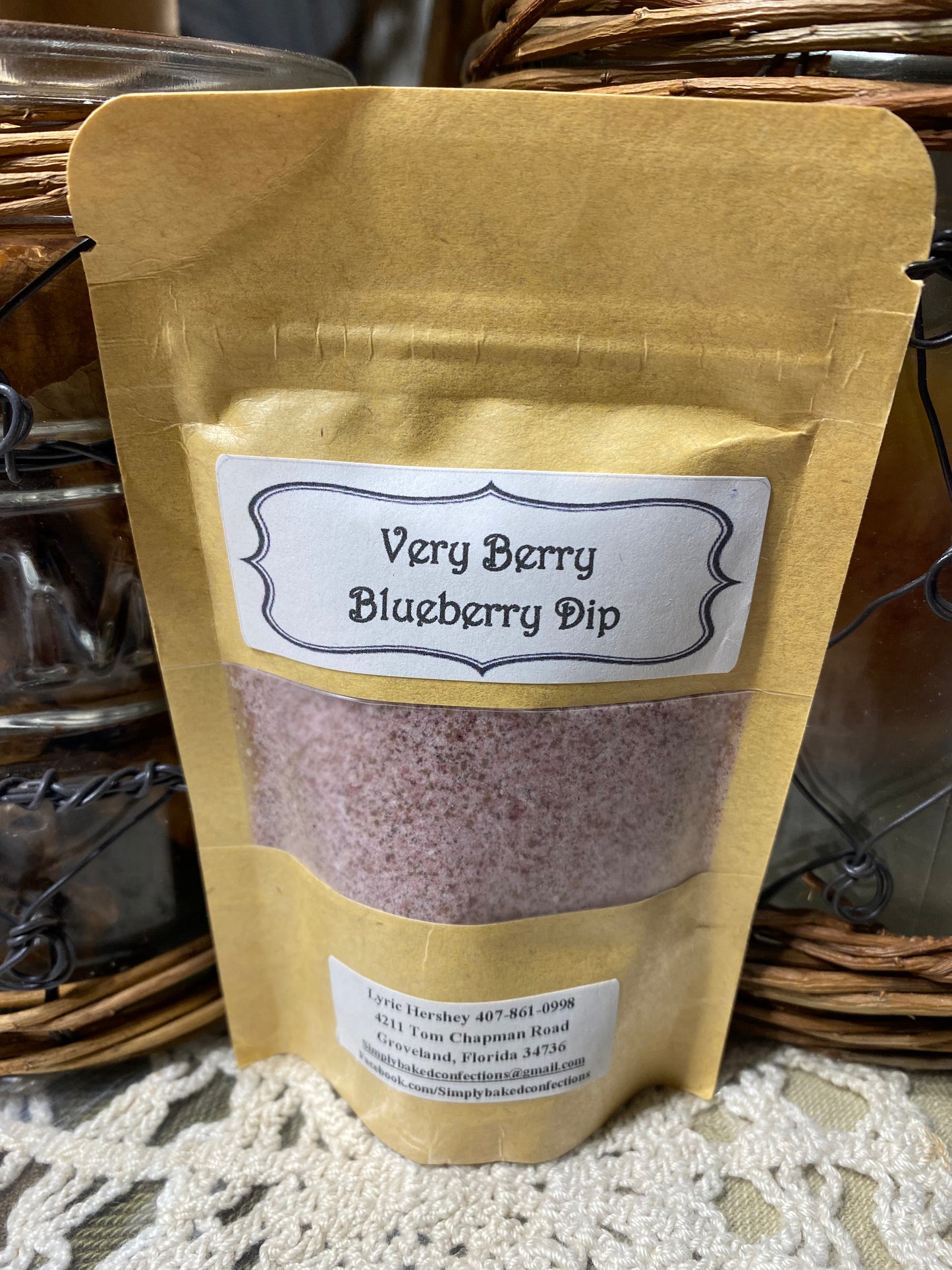 Very Berry Blueberry Dip Mix